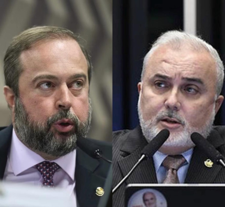O ministro das Minas e Energia, Alexandre Silveira, e o presidente da Petrobras, Jean Paul Prates