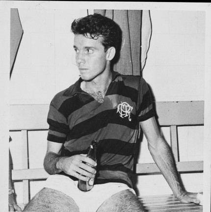 Zagallo foi jogador do Flamengo na década de 1950 — Foto: Arquivo/Agência O Globo