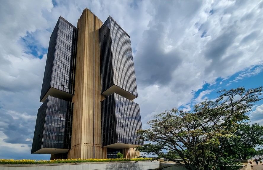Sede do Banco Central do Brasil. O Comitê de Política Monetária (Copom) se reúne nesta quarta.