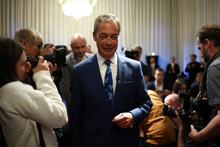 Nigel Farage declara candidatura para eleições gerais no Reino Unido