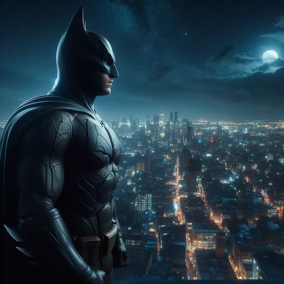 Veja como seria o Batman na vida real, segundo a Inteligência Artificial — Foto: Reprodução