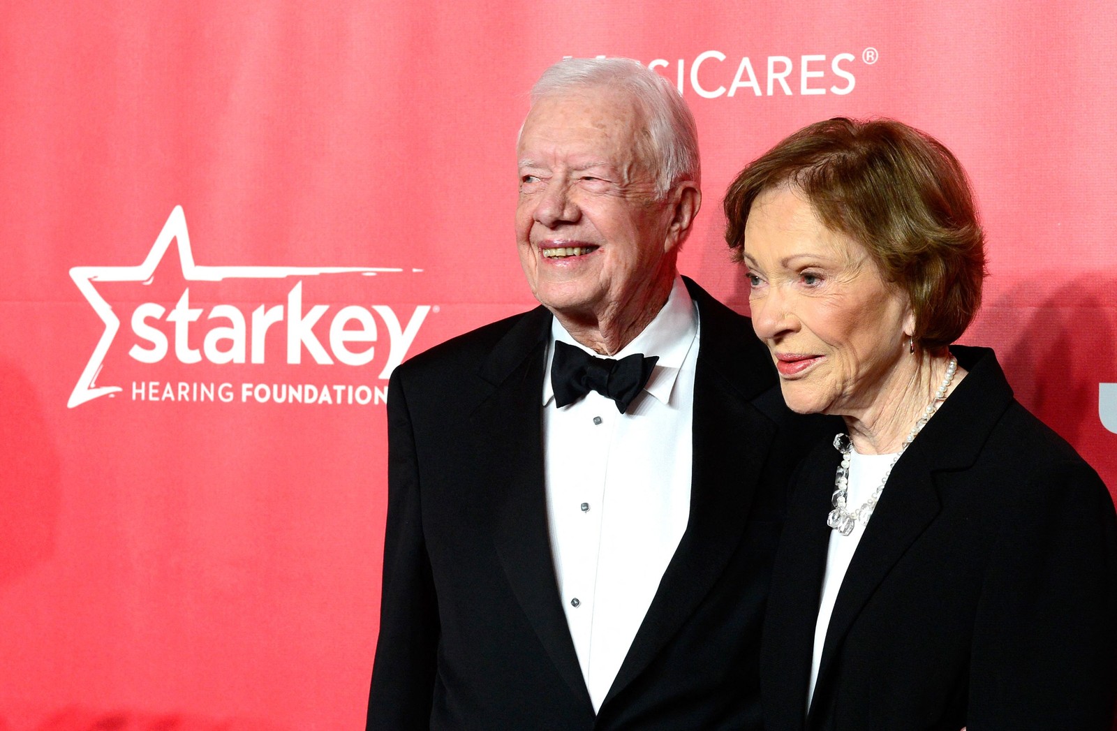 O ex-presidente Jimmy Carter e sua esposa, Rosalynn — Foto: AFP