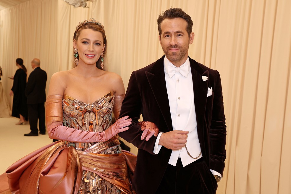 Blake Lively e Ryan Reynolds — Foto: Getty Images