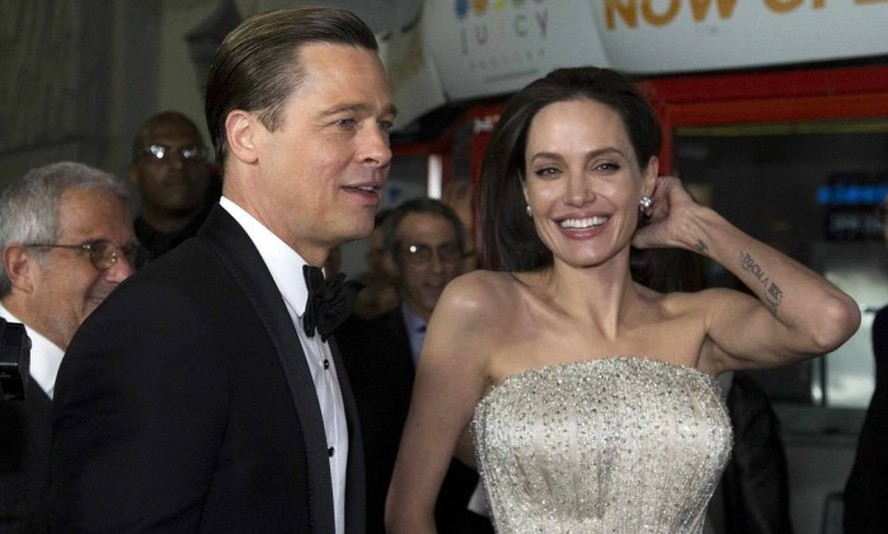 O ex-casal Brad Pitt e Angelina Jolie