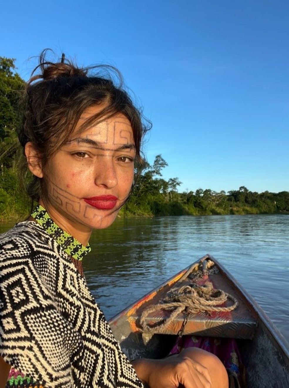 Cynthia Aparecida passou por processo de autoconhecimento na Amazônia — Foto: Lucas Pinhel
