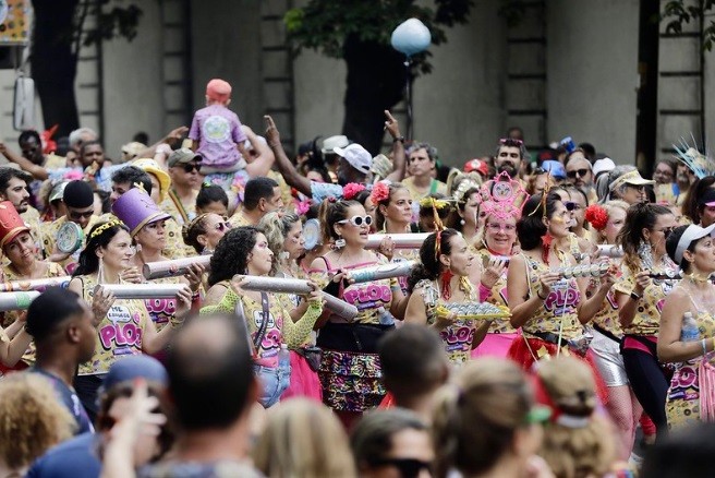 Bloco Me Esquece, no Jardim Botânico