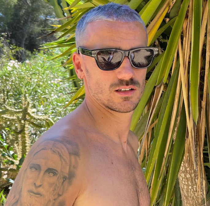 Antoine Griezmann (Atlético de Madrid) é o nono jogador mais sexy do mundo — Foto: Reprodução/Instagram