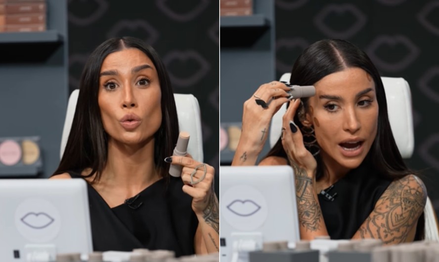 Bianca Andrade mostra nova linha de maquiagem, e fatura R$ 5 milhões em live
