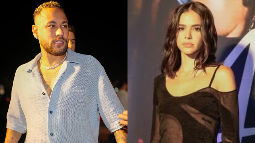 Neymar e Bruna Marquezine marcaram presença em festa de Anitta