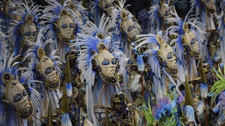 Desfile da Beija-flor de Nilópolis — Foto: Alexandre Cassiano