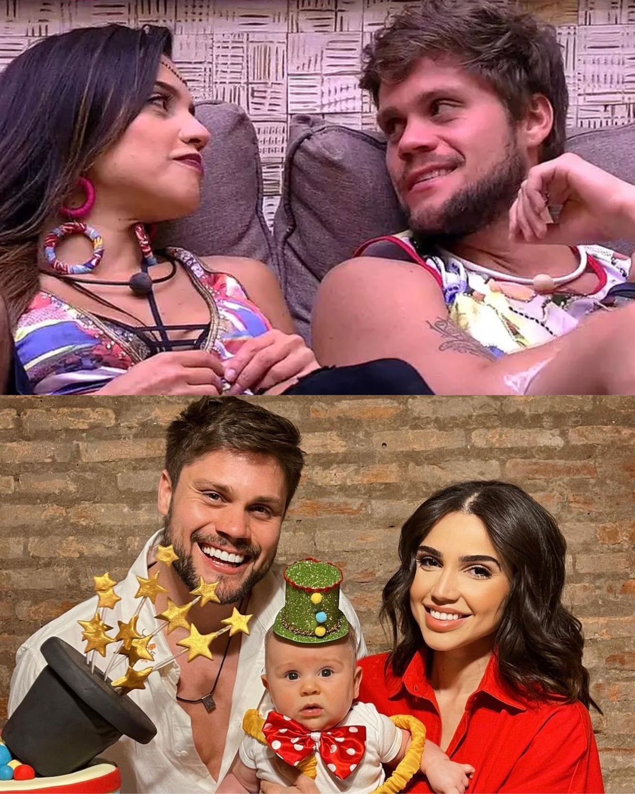 Paula Amorim começou a se relacionar com Breno Simões no programa depois de o brother ter ficado com Ana Clara e Jaqueline. O casal está junto até hoje e recentemente teve um filho. Eles pretendem se casar este ano — Foto: Reprodução/Instagram