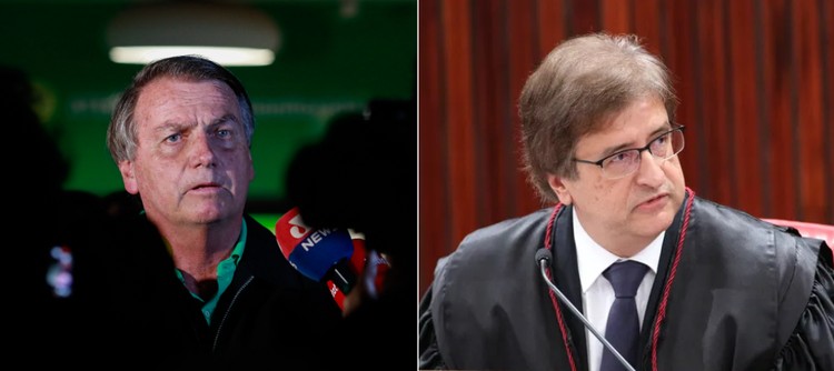 O ex-presidente Jair Bolsonaro e o procurador-geral Paulo Gonet