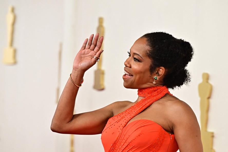 A atriz Regina King no Oscar 2024