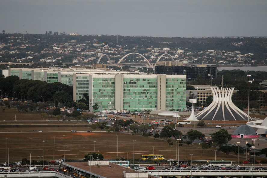 Esplanada dos Ministérios, em Brasília