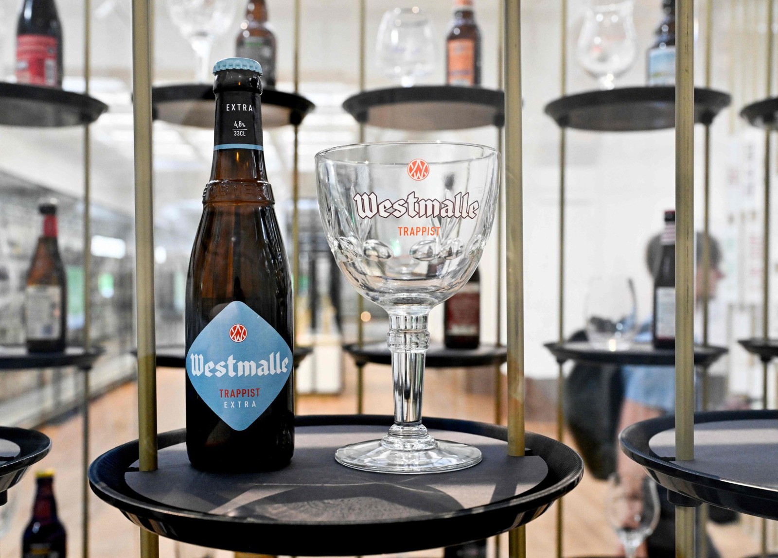 Museu da Cerveja, em Bruxelas, na Bélgica — Foto: JOHN THYS / AFP