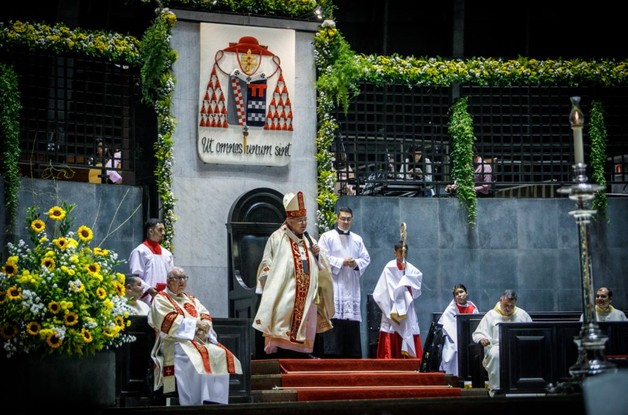 Dom Orani Tempesta celebrou missa de Páscoa na Catedral nesta manhã de domingo