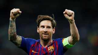 LIONEL MESSI - O argentino Lionel Messi marcou 129 gols, por Barcelona e PSG
