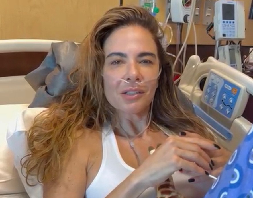 Luciana Gimenez no hospital