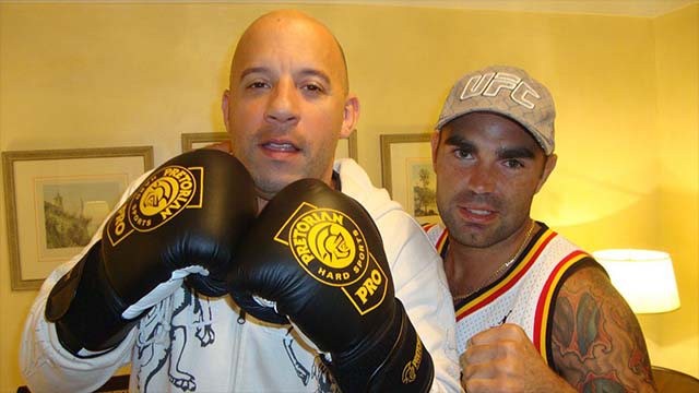 Vin Diesel e Chico Salgado — Foto: Reprodução