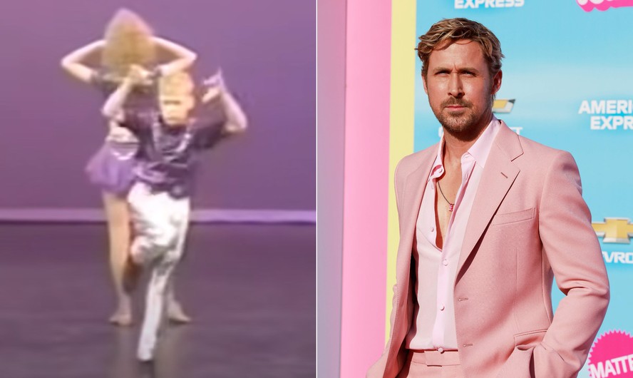 O ator Ryan Gosling começou a carreira artística como bailarino na infância