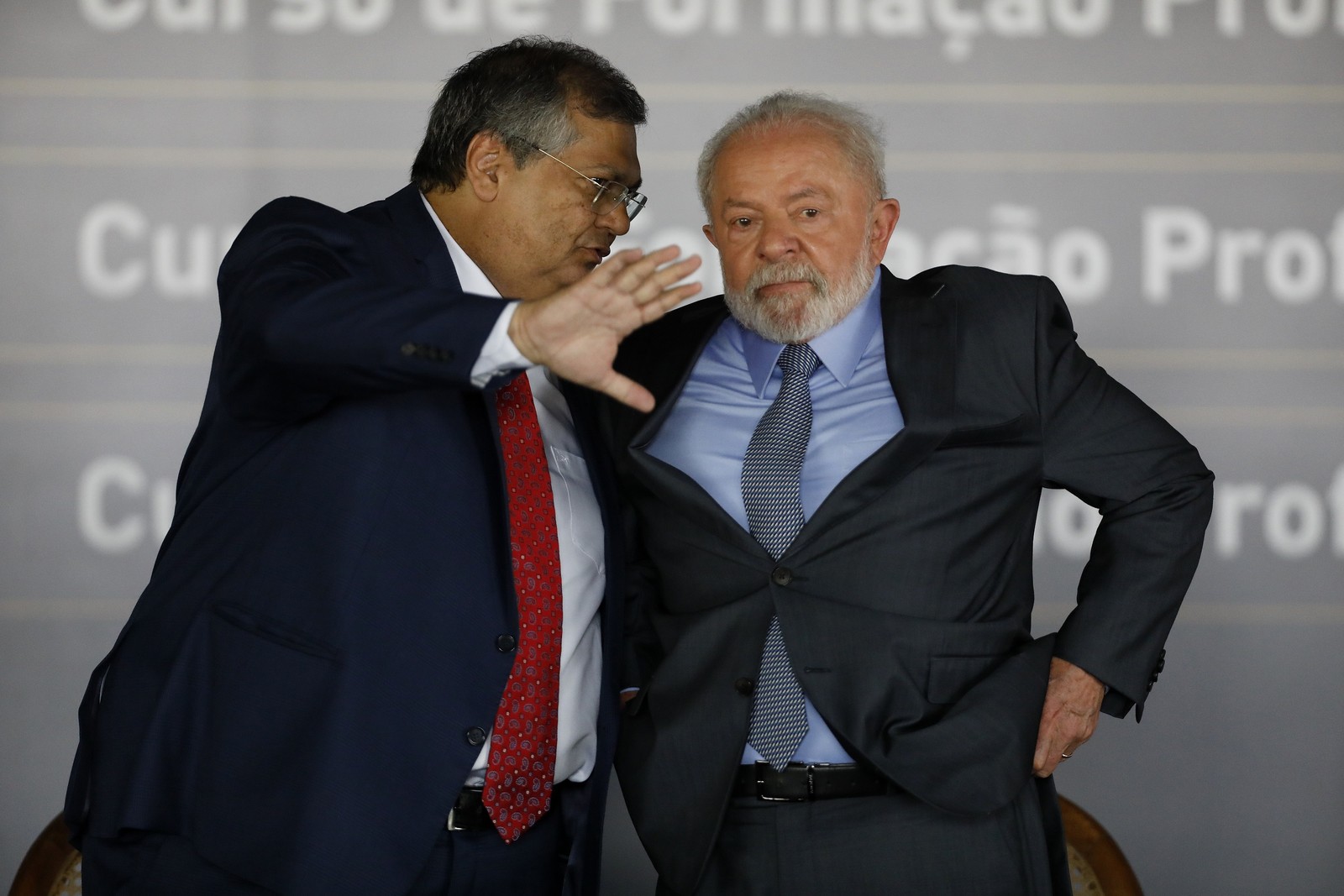 Flávio Dino com Lula — Foto: Cristiano Mariz/05-09-2023