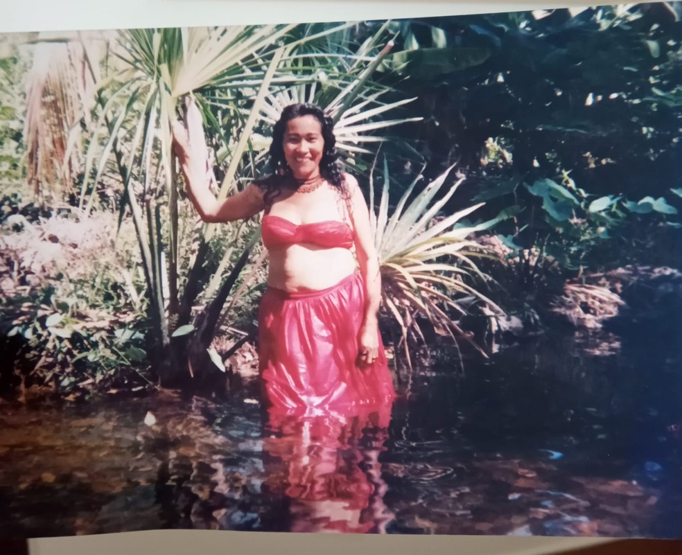 Raposa Serra do Sol: Carmézia no território onde viveu até os 29 anos — Foto: Arquivo pessoal