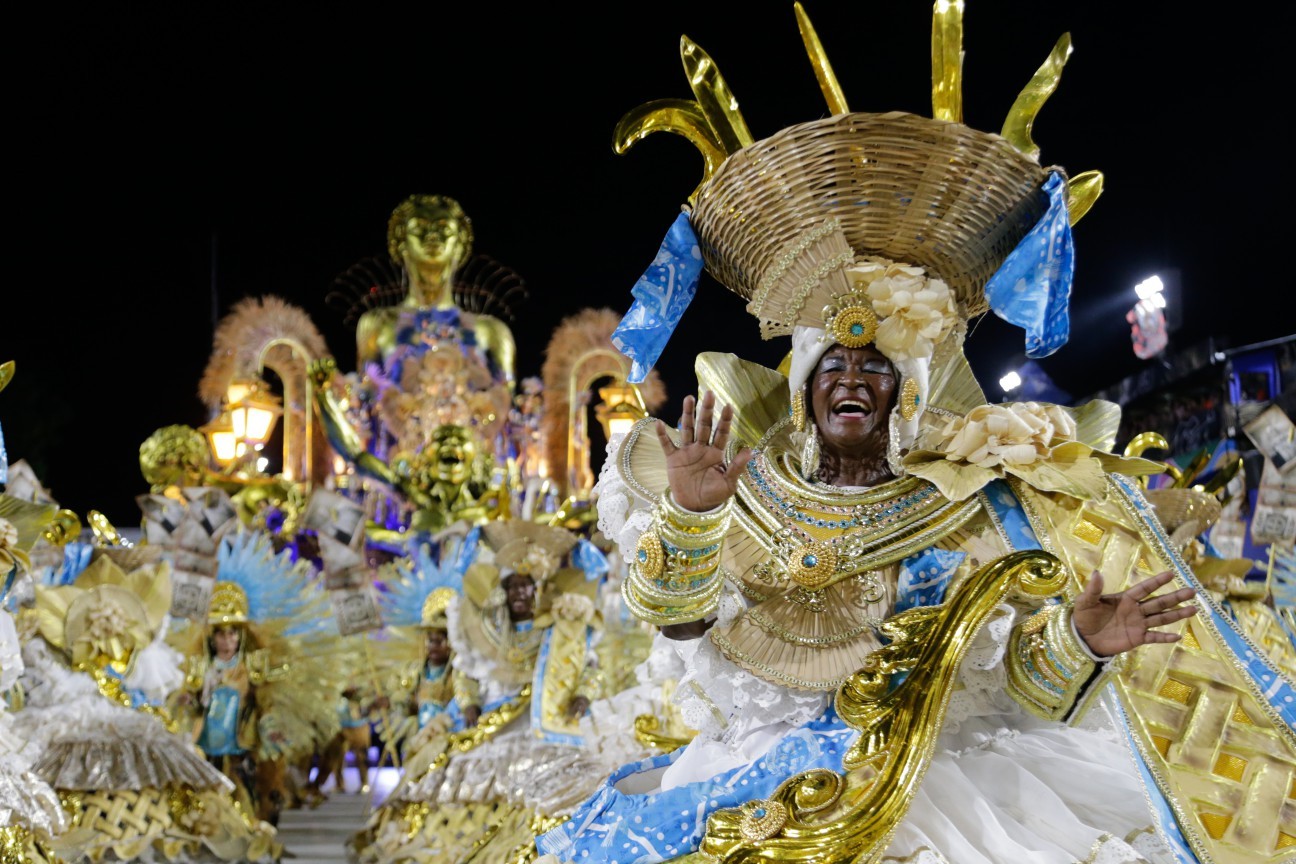 Baianas da Beija-Flor — Foto: Domingos Peixoto