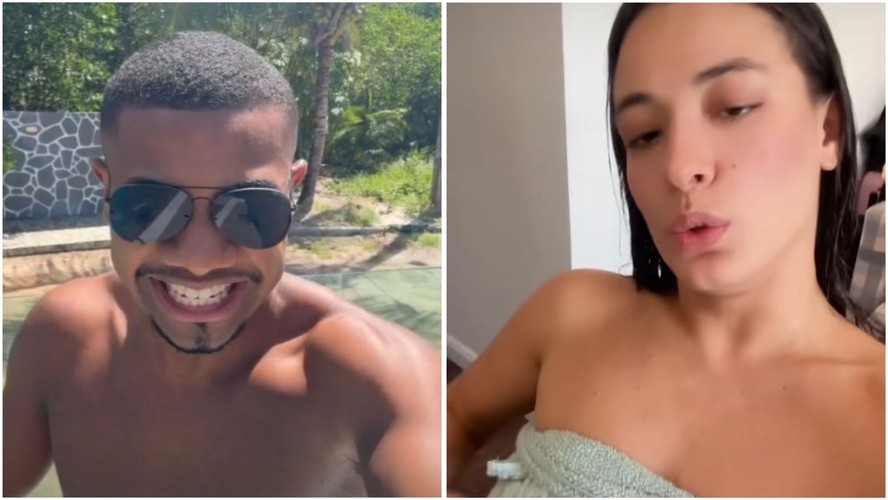 Davi e Beatriz fazem postagens em homenagem ao Dia do Trabalhador