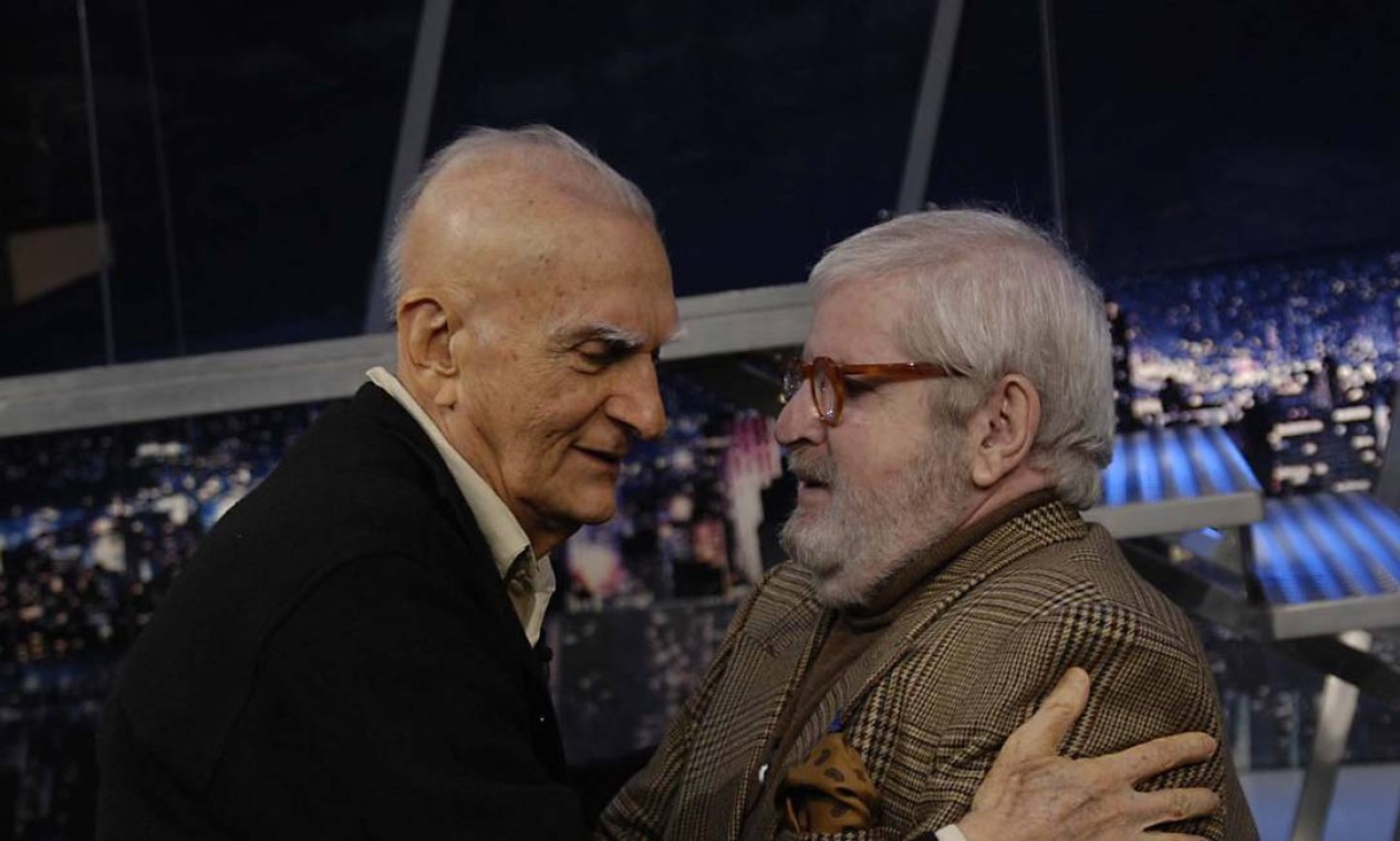 O escritor Ariano Suassuna esteve com Jô em 2007  — Foto: Divulgação