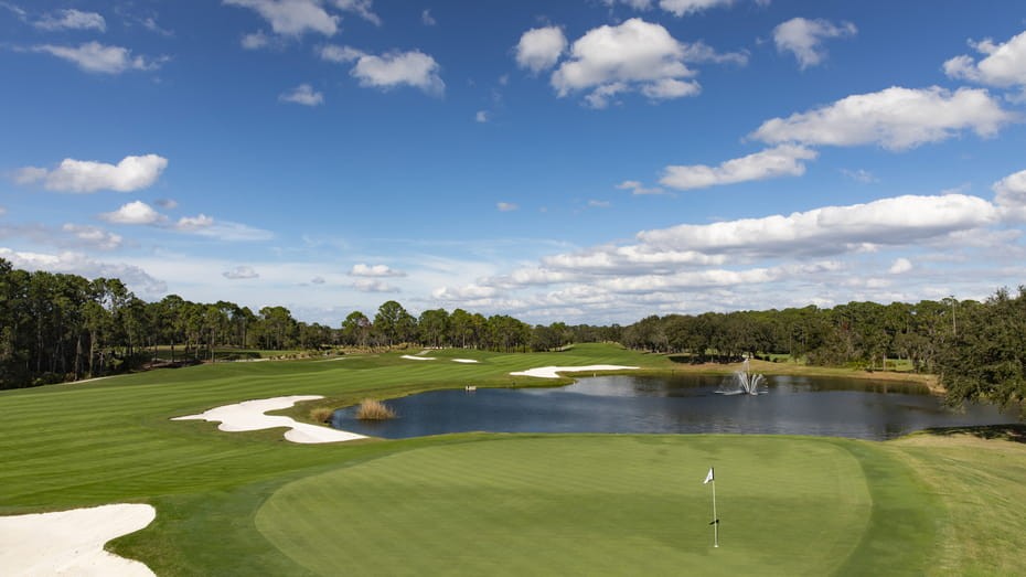 O campo de golfe do luxuoso Four Seasons, que será casa da seleção brasileira antes da Copa América — Foto: divulgação