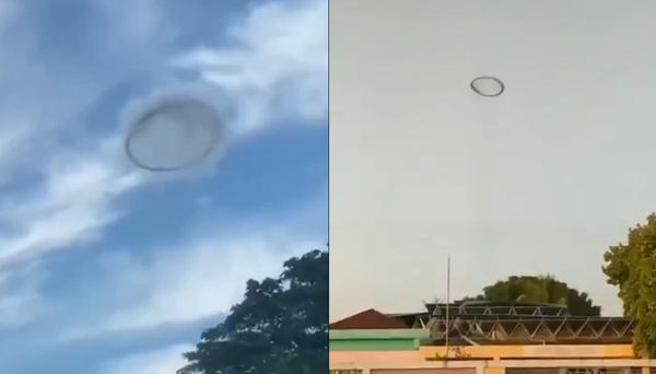 Misterioso objeto voador em formato de aro é flagrado na Venezuela; veja vídeo