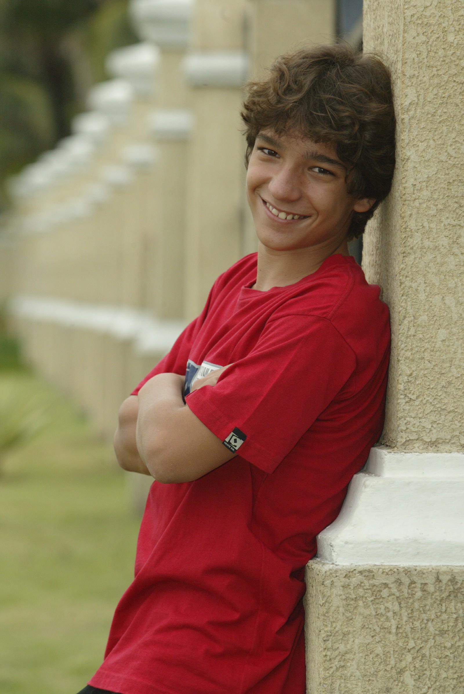Humberto Carrão em 2004. Ator começou na TV aos dez anos —  Foto: Fábio Guimarães
