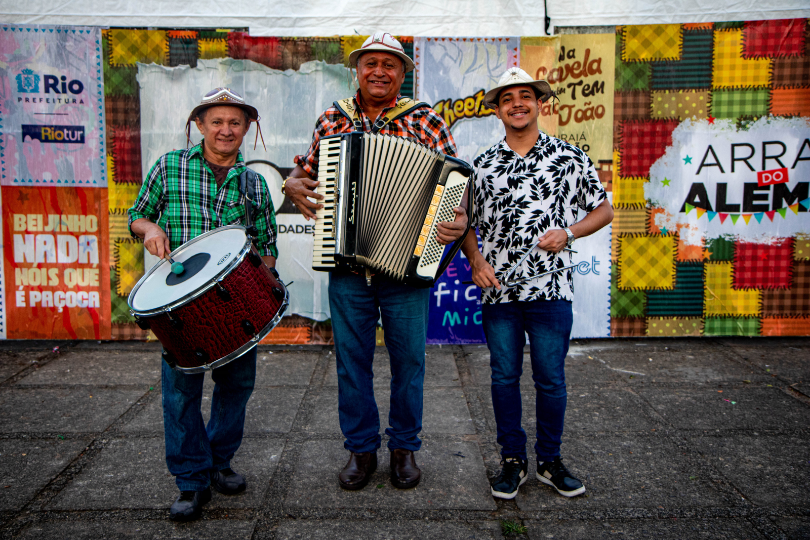 Trio de forró vai animar festa no Alemão que também terá pagode e axé — Foto: Vilma Ribeiro/Divulgação