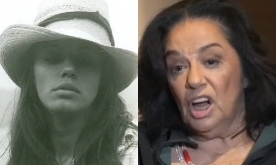 Wilma Petrillo, antes e depois: à esquerda, na juventude; à direita, hoje