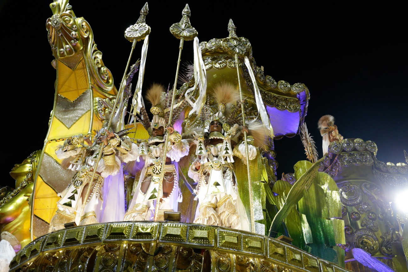 Desfile da Beija-Flor de Nilópolis — Foto: Domingos Peixoto