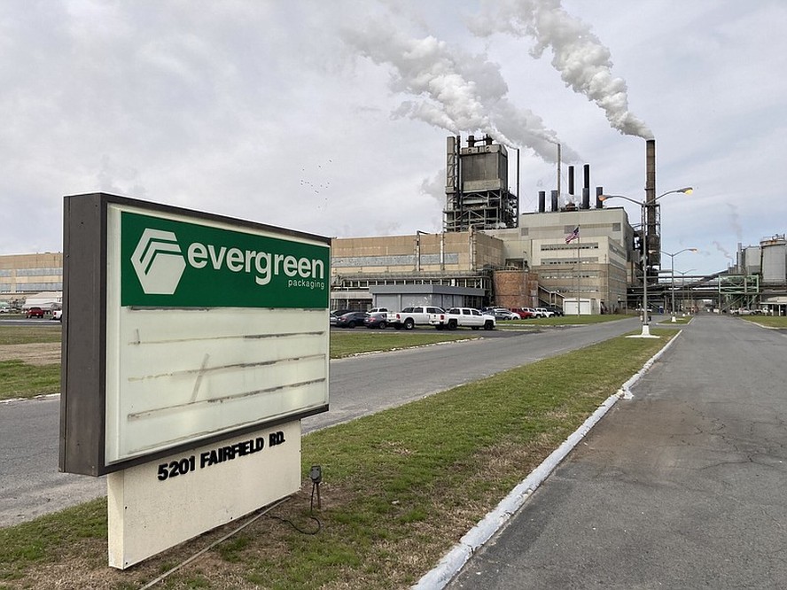 Fábrica da Pactiv Evergreen em Pine Bluff, no Arkansas