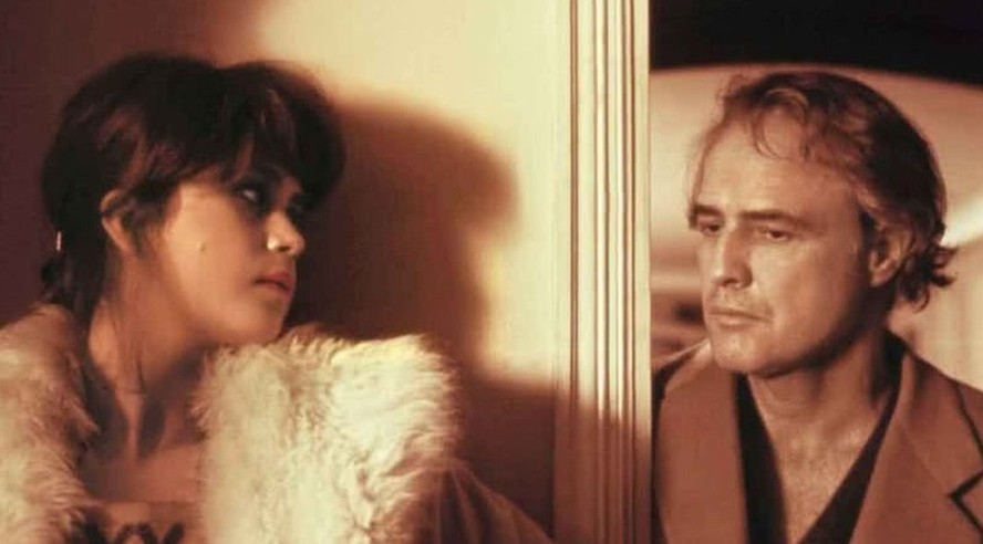Maria Schneider e Marlon Brando em cena de 'O Último Tango em Paris', filme de Bernardo Bertolucci