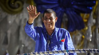 Zeca Pagodinho, homenageado no desfile da Grande Rio — Foto: Brenno Carvalho