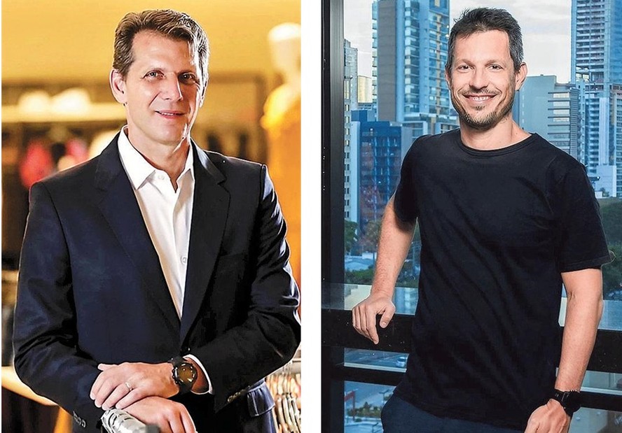 Fabio Faccio, CEO da Renner, e Andre Farber, CEO da Riachuelo: concorrentes unidos pelo fim da isenção para importados