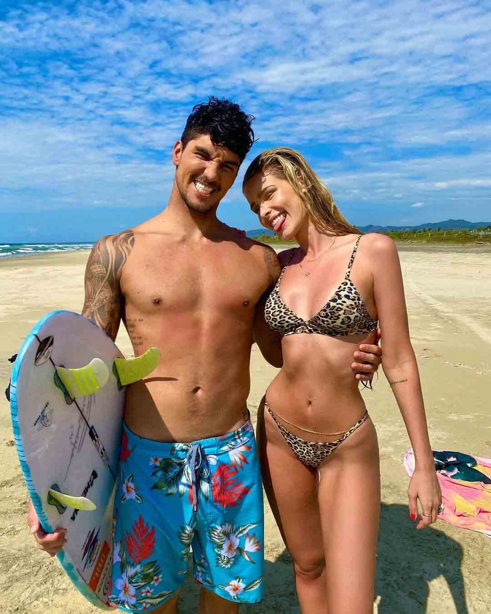 Gabriel Medina e Yasmin Brunet — Foto: Reprodução/Instagram