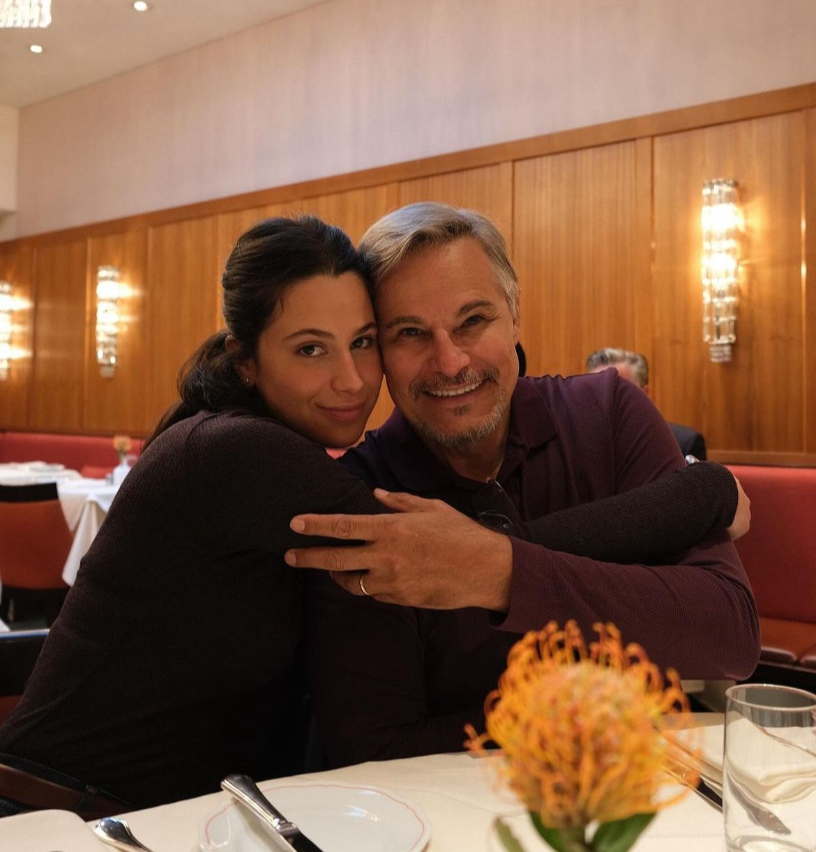 Edson Celulari com a filha Sophia Raia — Foto: Reprodução/Instagram