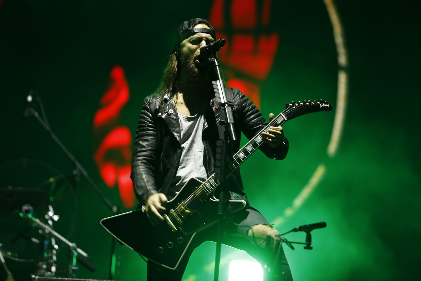 Show da banda Bullet For My Valentine.  — Foto: Brenno Carvalho/Agência O Globo