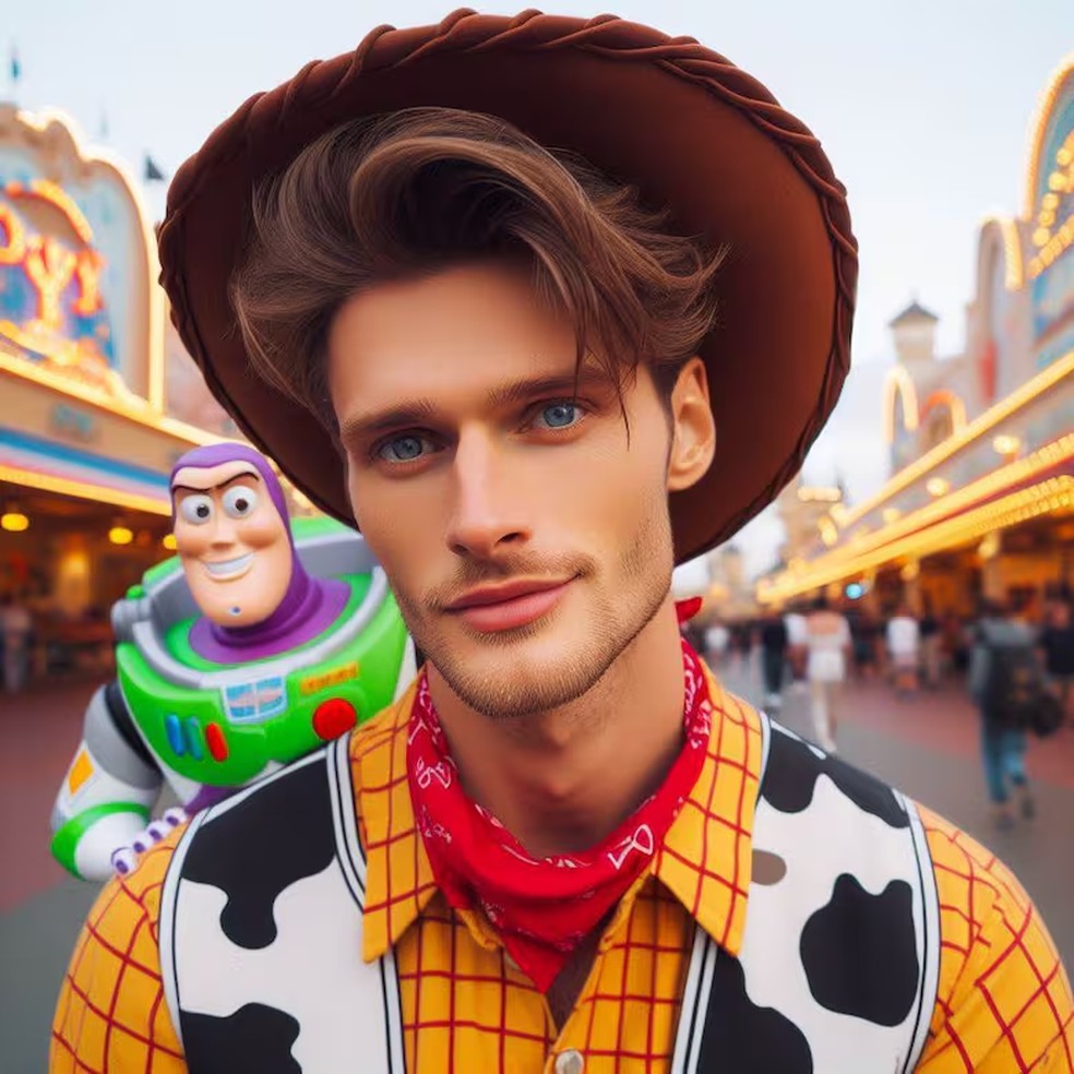 Veja como seria o Woody na vida real, segundo a Inteligência Artificial — Foto: Reprodução