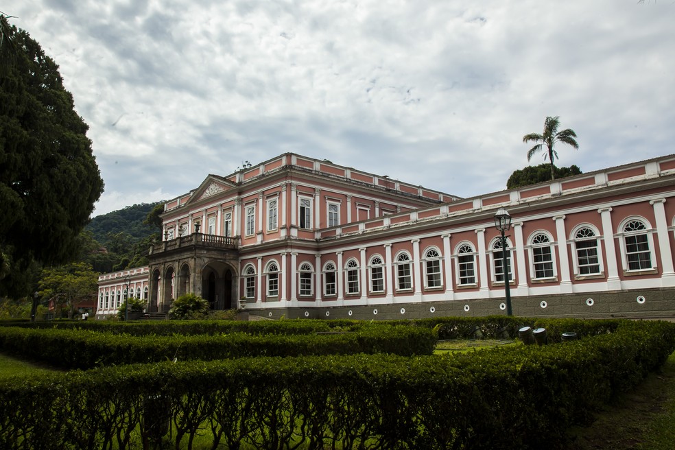 Fachada do Museu Imperial, antigo palácio de verão de onde Dom Pedro II despachava em suas temporadas em Petrópolis, Região Serrana do Rio — Foto: Divulgação / Ministério do Turismo / Wania Corredo