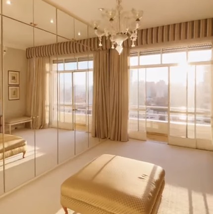 Apartamento que pertenceu a Jô Soares foi colocado à venda — Foto: Reprodução/Instagram