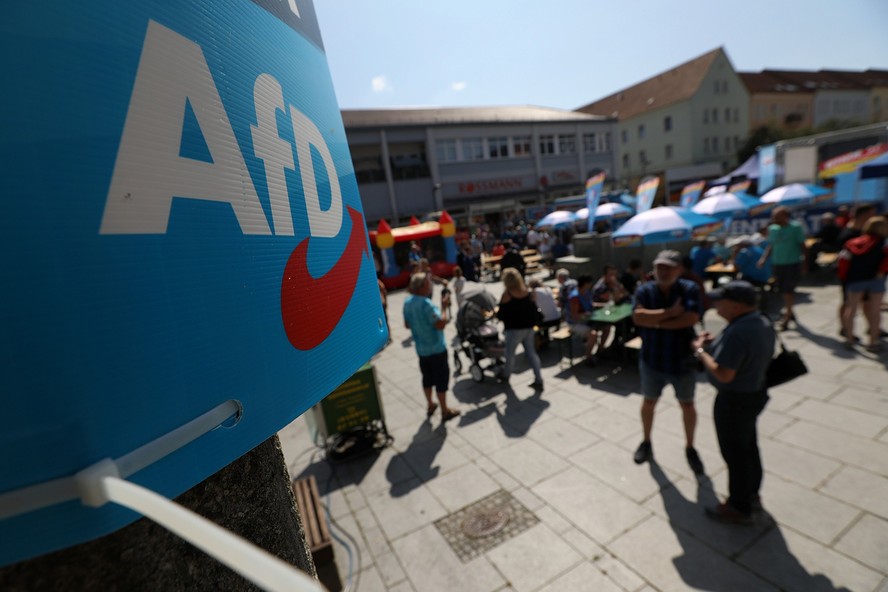 Evento da campanha do Alternativa para a Alemanha (AfD) em 2019: partido parece ter atingido ápice de popularidade em 2023