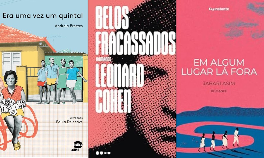 Capas de livros lançados recentemente