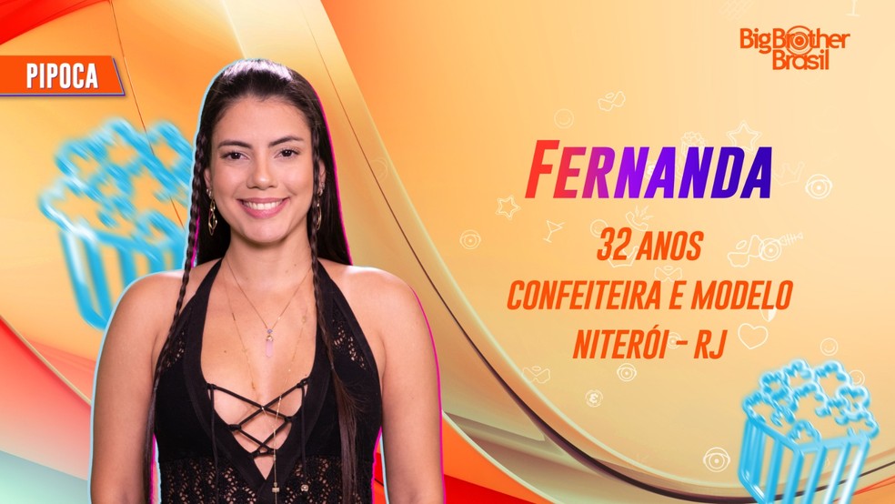 Fernanda, 32 anos, confeiteira e modelo — Foto: Divulgação/TV Globo