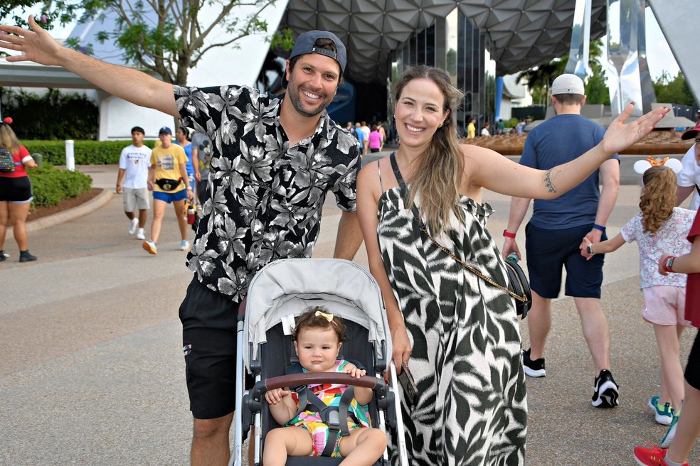 Gustavo Leão vive com a família na Flórida — Foto: Divulgação