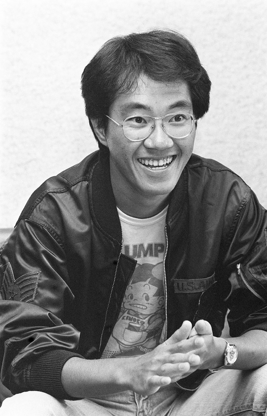 Akira Toriyama, num registro de maio de 1982